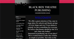 Desktop Screenshot of blackboxtheatrepublishing.com