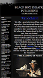 Mobile Screenshot of blackboxtheatrepublishing.com